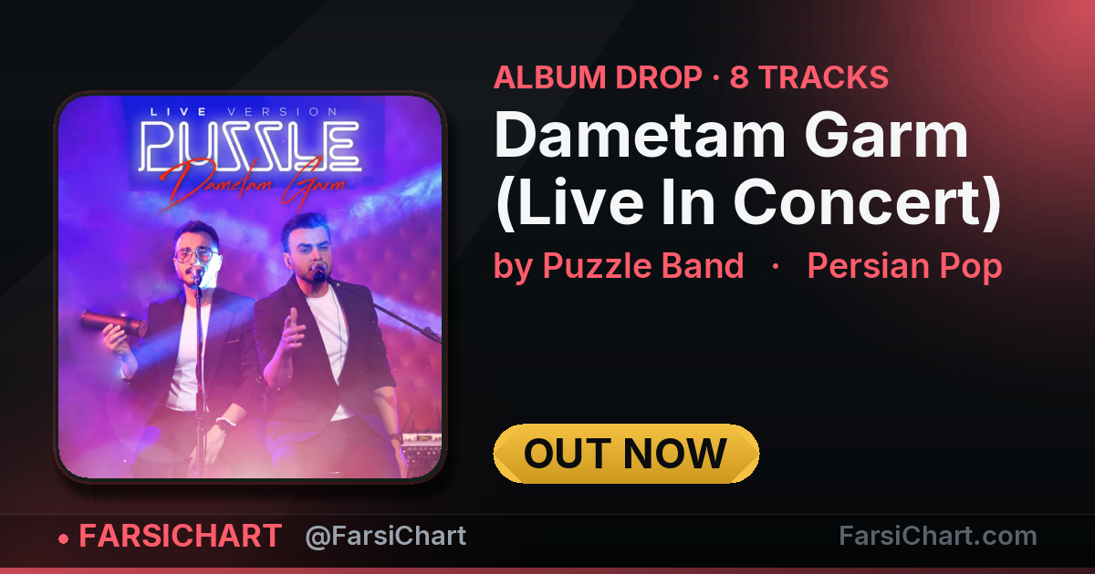 Puzzle Band just dropped 8 new tracks — Persian music chart · FarsiChart