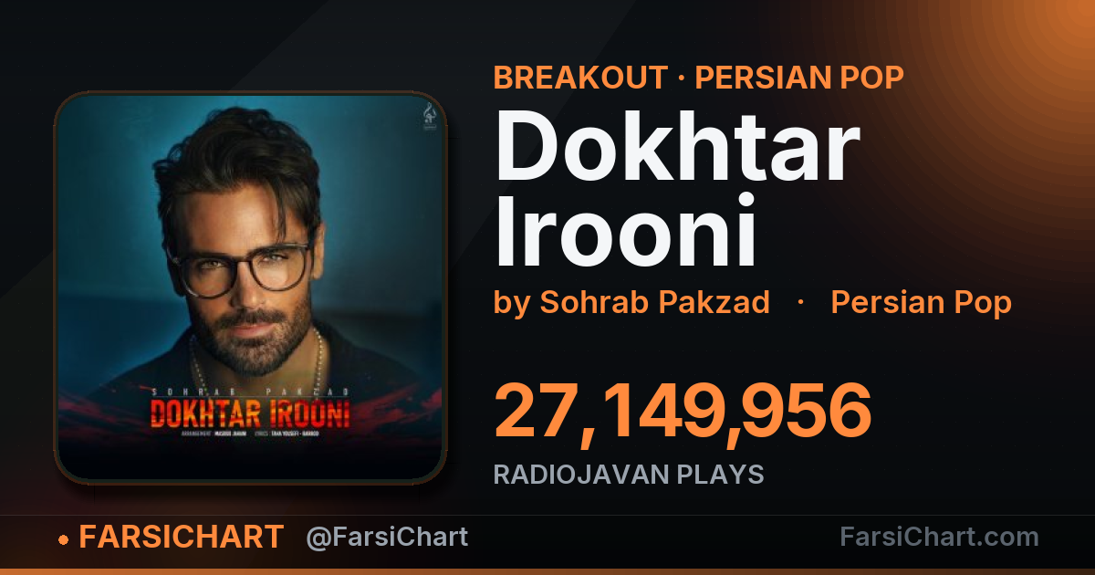 🚀 آهنگ «Dokhtar Irooni» حسابی گرفته!