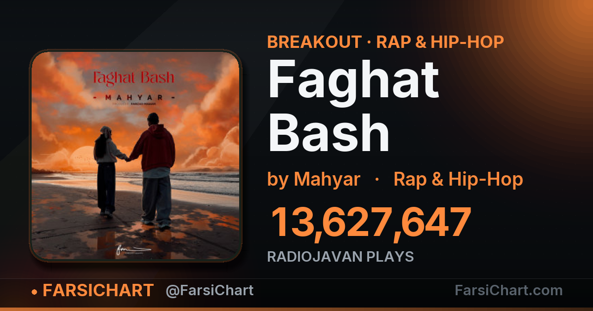 🔥 «Faghat Bash» به ۱۳٫۶ میلیون پخش رسید