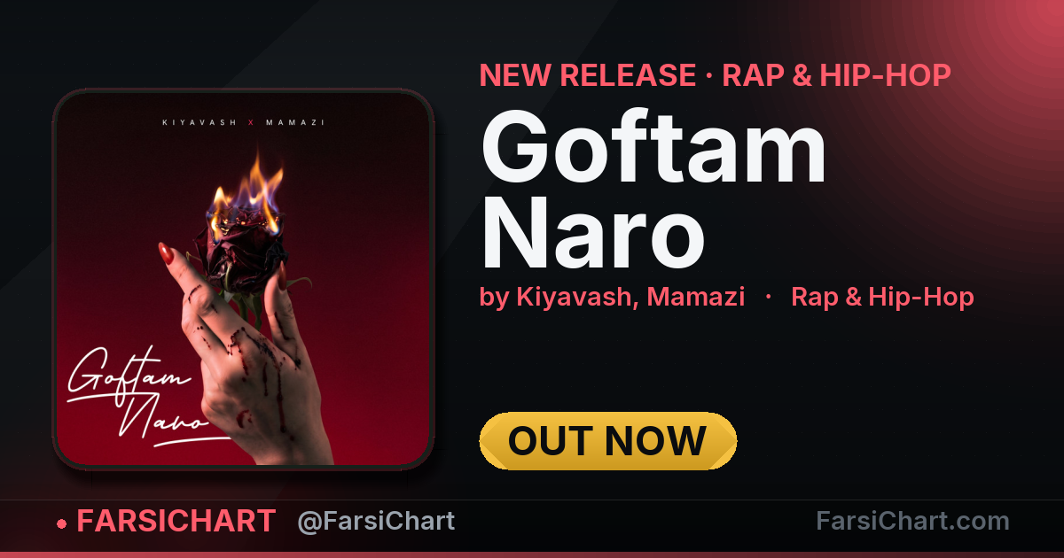 New release from Kiyavash, Mamazi: "Goftam Naro" — Persian music chart · FarsiChart