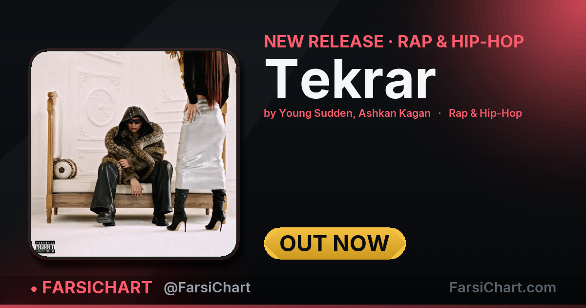 New release from Young Sudden, Ashkan Kagan: "Tekrar" — Persian music chart · FarsiChart