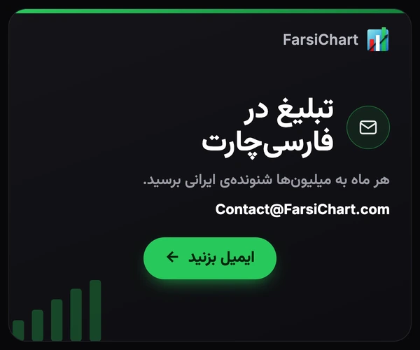 تبلیغ در فارسیچارت، هر ماه به میلیونها شنونده ایرانی برسید. ایمیل: Contact@FarsiChart.com